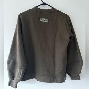 Ganni Logo Sweater in Small